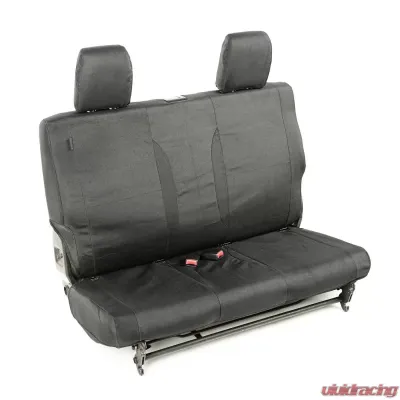 Rugged Ridge Elite Ballistic Seat Cover, Rear, Black; 07-10 Wrangler JK, 2 Door Jeep Wrangler 2007-2010 - 13266.01