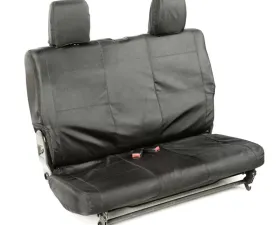 Rugged Ridge Ballistic Seat Cover, Rear, Black; 07-10 Jeep Wrangler JK, 2 Door Jeep Wrangler 2007-2010