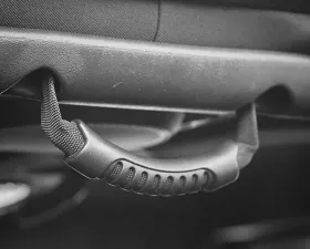 Rugged Ridge Grab Handle Kit, Rear, Black; 07-18 Jeep Wrangler JKU Jeep Wrangler 2007-2018