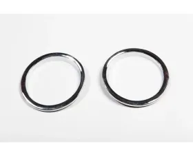 Turn signal lamp covers, chrome, Rugged Ridge, Jeep Wrangler JK 2007-2018