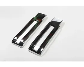 Rugged Ridge Tailgate Hinge Cover Kit, Chrome; Jeep Wrangler JK 2007-2018