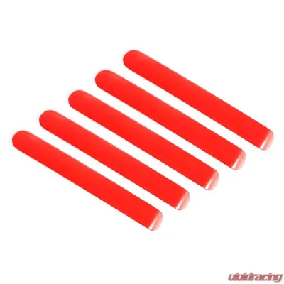 Rugged Ridge Elite Door Handle Inserts, Red; 07-18 Jeep Wrangler JKU, 4 Door Jeep Wrangler 2007-2018 - 13311.45
