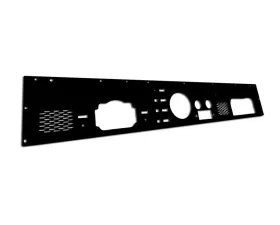 Rugged Ridge Dash Panel, Pre-Cut Holes, Black; 76-86 Jeep CJ Jeep
