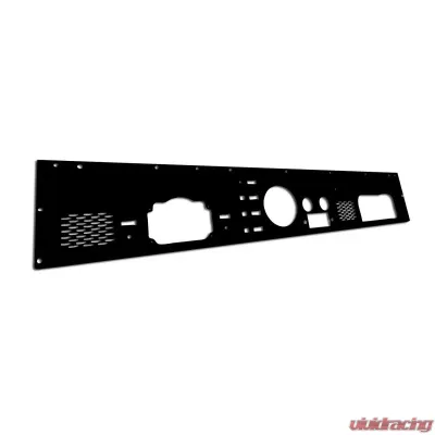 Rugged Ridge Dash Panel, Pre-Cut Holes, Black; 76-86 Jeep CJ Jeep - 13320.12