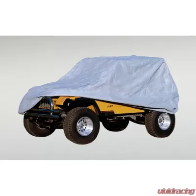 Rugged Ridge Weather-Lite Car Cover, Full; 76-95 Jeep CJ/Wrangler YJ Jeep - 13321.51