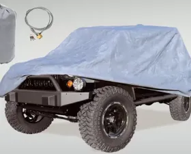 Rugged Ridge Car Cover Kit, Full; 81-86 Jeep CJ8/04-18 LJ/07-18 JK Jeep