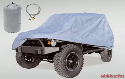 Rugged Ridge Car Cover Kit, Full; 81-86 Jeep CJ8/04-18 LJ/07-18 JK Jeep - 13321.73