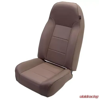 Rugged Ridge Seat, High-Back, Front, No-Recline, Tan; 76-02 Jeep CJ/Wrangler YJ/TJ Jeep - 13401.04