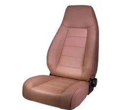 Rugged Ridge Seat, High-Back, Front, Reclinable, Tan; 76-02 Jeep CJ/Wrangler YJ/TJ Jeep