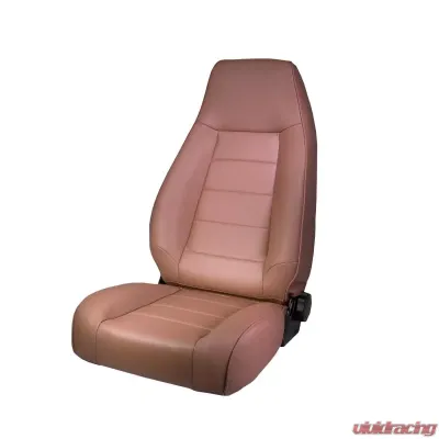 Rugged Ridge Seat, High-Back, Front, Reclinable, Tan; 76-02 Jeep CJ/Wrangler YJ/TJ Jeep - 13402.04