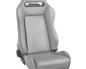 Rugged Ridge Sport Seat, Front, Reclinable, Gray; 76-02 Jeep CJ/Wrangler YJ/TJ Jeep