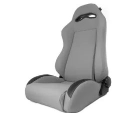 Rugged Ridge Sport Seat, Front, Reclinable, Gray; Jeep Wrangler TJ 1997-2006