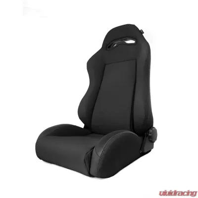 Rugged Ridge Sport Seat, Front, Reclinable, Black Denim; Jeep Wrangler TJ 1997-2006 - 13415.15