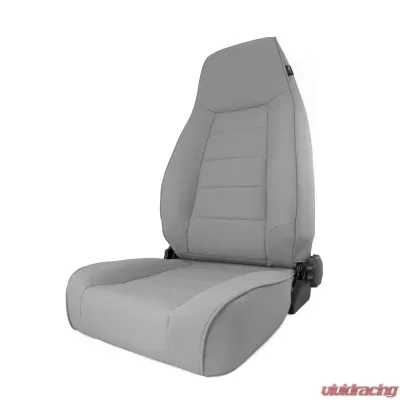 Rugged Ridge Seat, High-Back, Front, Reclinable, Gray; 84-01 Jeep Cherokee XJ Jeep Cherokee 1984-2001 - 13445.09