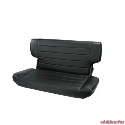 Rugged Ridge Seat, Rear, Fold/Tumble, Black Denim; 97-02 Jeep Wrangler TJ Jeep Wrangler 1997-2002 - 13463.15