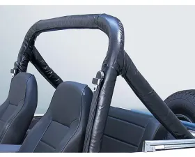 Rugged Ridge Roll Bar Cover Kit, Full; 78-91 Jeep CJ/Wrangler YJ Jeep