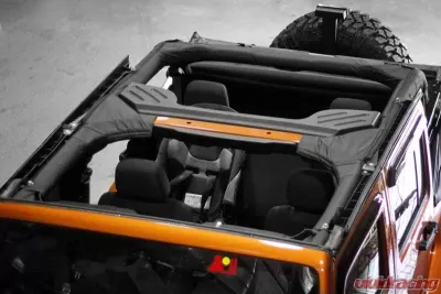 Rugged Ridge Roll Bar Cover, Polyester; 07-18 Jeep Wrangler JKU Jeep Wrangler 2007-2018 - 13613.01