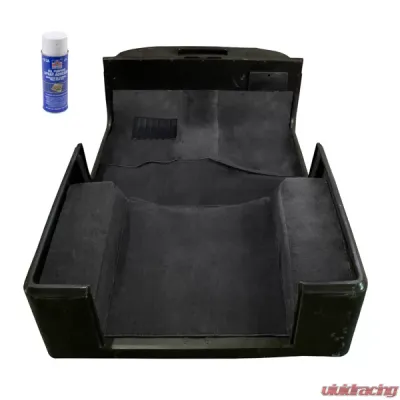 Rugged Ridge Deluxe Carpet Kit, with Adhesive, Gray; 76-95 Jeep CJ/Wrangler YJ Jeep - 13695.09