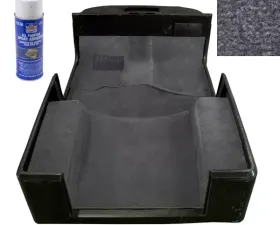 Rugged Ridge Deluxe Carpet Kit, with Adhesive, Gray; Jeep Wrangler TJ 1997-2006