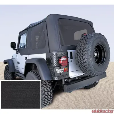 Rugged Ridge Soft Top, No Door Skins, Black, Tinted Windows; 03-06 Jeep Wrangler TJ Jeep Wrangler 2003-2006 - 13710.35