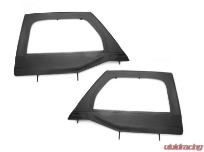 Rugged Ridge Door Kit, Front, Upper, Black Diamond; Jeep Wrangler JK 2007-2018 - 13711.15