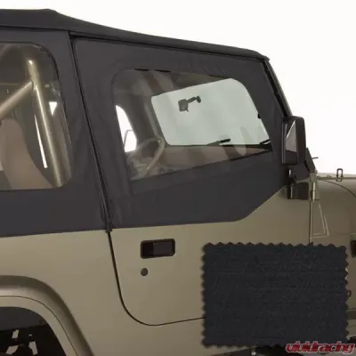 Rugged Ridge Door Skins, Black Diamond; 88-95 Jeep Wrangler YJ Jeep Wrangler 1988-1995 - 13716.35