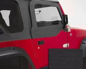 Rugged Ridge Door Skins, Black Denim; Jeep Wrangler TJ 1997-2006