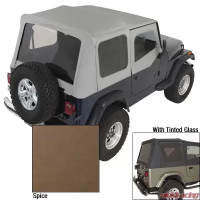 Rugged Ridge XHD Soft Top, Spice, Tinted Windows; 88-95 Jeep Wrangler YJ Jeep Wrangler 1988-1995 - 13722.37