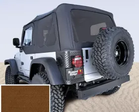 Rugged Ridge XHD Soft Top, Tan, Tinted Windows; 97-06 Jeep Wrangler TJ Jeep Wrangler 1997-2002