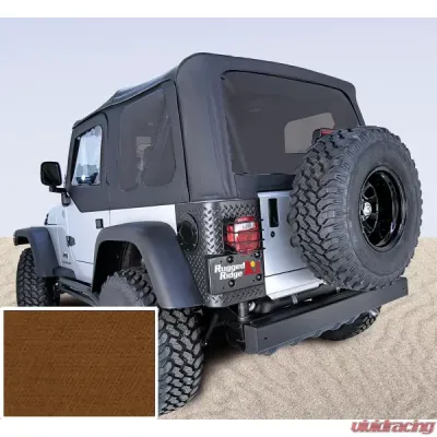 Rugged Ridge XHD Soft Top, Tan, Tinted Windows; 97-06 Jeep Wrangler TJ Jeep Wrangler 1997-2002 - 13724.33