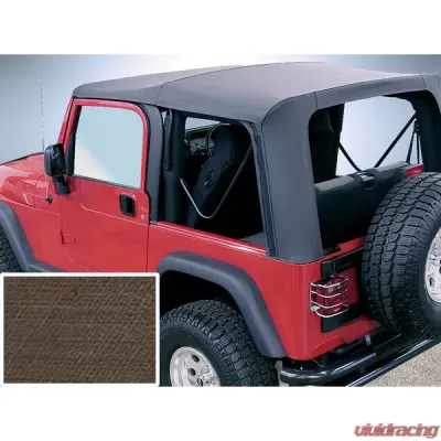 Rugged Ridge XHD Soft Top, Khaki, Clear Windows; 97-06 Jeep Wrangler TJ Jeep Wrangler 2003-2006 - 13729.36