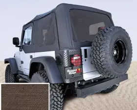 Rugged Ridge XHD Soft Top, Khaki, Tinted Windows; 97-06 Jeep Wrangler TJ Jeep Wrangler 2003-2006