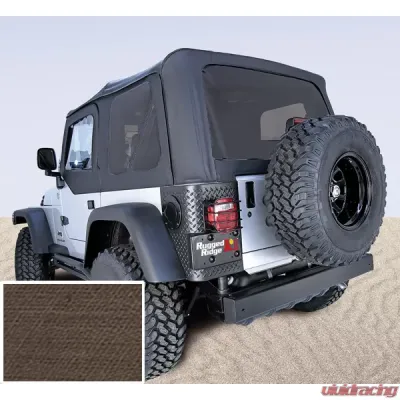 Rugged Ridge XHD Soft Top, Khaki, Tinted Windows; 97-06 Jeep Wrangler TJ Jeep Wrangler 2003-2006 - 13730.36