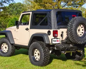 Rugged Ridge XHD Soft Top, Black, Tinted Windows; 07-09 Jeep Wrangler JK Jeep Wrangler 2007-2009
