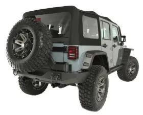 Rugged Ridge Soft Top, Black Diamond, Sailcloth; 10-18 Jeep Wrangler JKU Jeep Wrangler 2010-2018