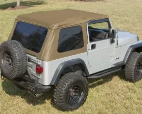 Rugged Ridge XHD Soft Top, Bowless, Spice; Jeep Wrangler TJ 1997-2006