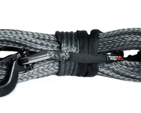 Rugged Ridge Synthetic Winch Line, Dark Gray, 23/64 inch X 100 feet, Universal