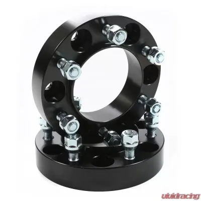 Rugged Ridge Wheel Spacer Kit, 1.25 Inch, Black; 96-13 Toyota Truck/SUV Toyota - 15201.12