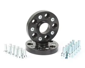 Rugged Ridge Wheel Spacer Kit, Black, 1 Inch/25 mm; 10-17 VW Amarok Volkswagen Amarok 2011-2015