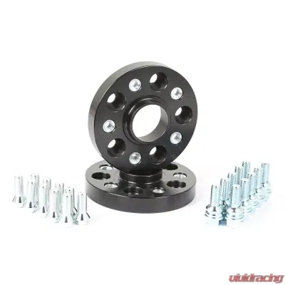 Rugged Ridge Wheel Spacer Kit, Black, 1 Inch/25 mm; 10-17 VW Amarok Volkswagen Amarok 2011-2015 - 15201.19