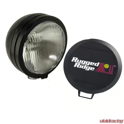 Rugged Ridge Light Kit, HID, 6 Inch, Round, Black, Steel Housing - 15205.01