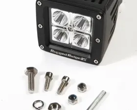 Rugged Ridge Light Kit, 3 Inch, LED, Cube, 16 Watt, 840 Lumens