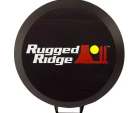 Rugged Ridge Light Cover, HID, 5 Inch, Black