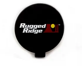 Rugged Ridge Light Cover, 6 Inch, Black, Off Road
