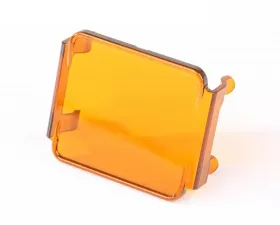Rugged Ridge Light Cover, 3 Inch, Square, Amber