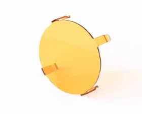 Rugged Ridge Light Cover, 3.5 Inch, Round, Amber