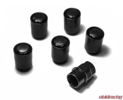 Rugged Ridge Five Piece Wheel Lock Set 1/2 -20 Thread Black Jeep CJ-7 1976-1986 - 16715.21