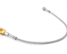 Rugged Ridge Brake Hose Kit, Front, Stainless Steel, Drum; 66-71 Jeep CJ/Commando Jeep 1959-1971