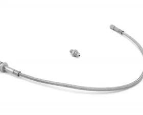Rugged Ridge Brake Hose Kit, Front, Stainless Steel, Drum; 72-73 Jeep CJ5/CJ6 Jeep 1972-1973