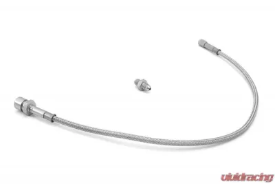 Rugged Ridge Brake Hose Kit, Front, Stainless Steel, Drum; 72-73 Jeep CJ5/CJ6 Jeep 1972-1973 - 16734.02